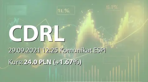 CDRL S.A.: Korekta raportu ESPI 51/2021 (2021-09-29)