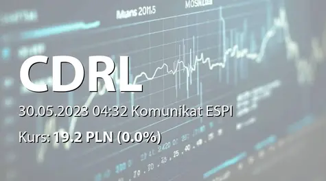 CDRL S.A.: SA-QSr1 2023 (2023-05-30)