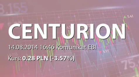 Centurion Finance ASI S.A.: SA-Q2 2014 (2014-08-14)