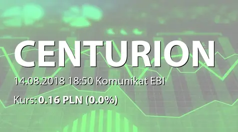 Centurion Finance ASI S.A.: SA-Q2 2018 (2018-08-14)