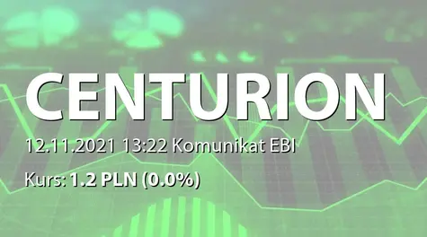 Centurion Finance ASI S.A.: SA-Q3 2021 (2021-11-12)