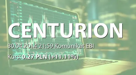 Centurion Finance ASI S.A.: SA-R 2013 (2014-04-30)