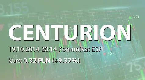 Centurion Finance ASI S.A.: Zwołanie WZA (2014-10-19)