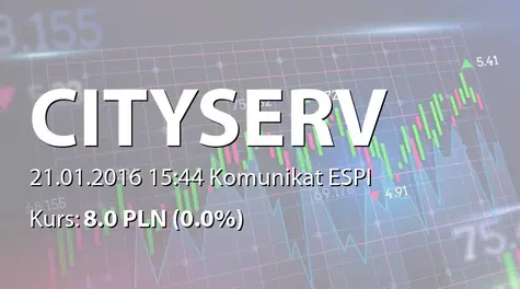 City Service SE: The request to delist the shares from trading on AB Nasdaq Vilnius (2016-01-21)