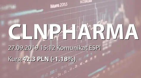 Celon Pharma S.A.: SA-P 2019 (2019-09-27)