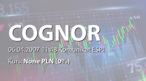 Cognor Holding S.A.: SA-R 2006 (2007-04-06)