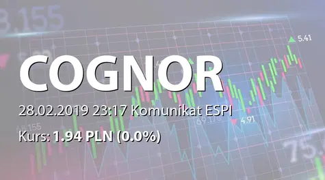 Cognor Holding S.A.: SA-RS 2018 (2019-02-28)