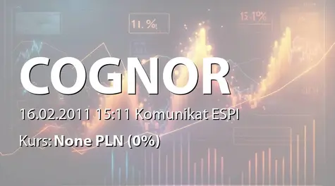 Cognor Holding S.A.: WZA - zwołanie obrad: zmiany w RN (2011-02-16)