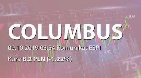 Columbus Energy S.A.: Umowa inwestycyjna i umowa akcjonariuszy (2019-10-09)