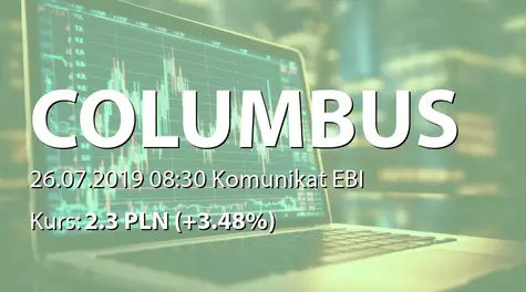 Columbus Energy S.A.: Wykup obligacji serii C (2019-07-26)