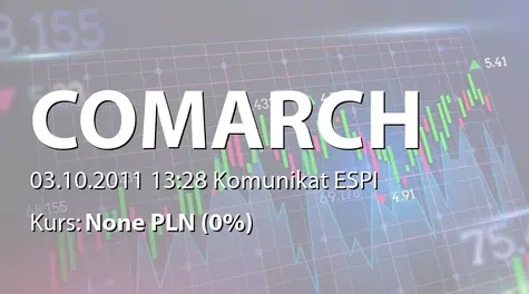 Comarch S.A.: Aneks do umowy z Łęgprzem sp. z o.o.  (2011-10-03)