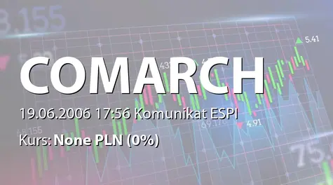 Comarch S.A.: Opinia RN na temat projektów uchwał na WZA (2006-06-19)