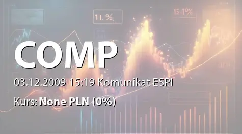 Comp S.A.: Powołanie komitetu audytu RN (2009-12-03)