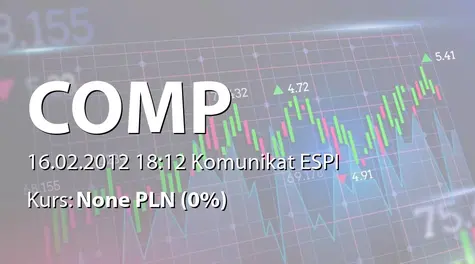 Comp S.A.: Sprzedaż akcji przez Amplico OFE (2012-02-16)