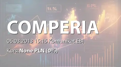 Comperia.pl S.A.: Informacja o sprostowaniu błędu w KRS (2013-03-06)