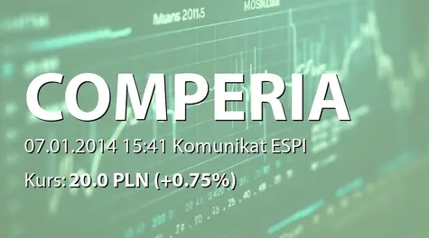 Comperia.pl S.A.: Sprzedaż akcji przez osobę powiązaną (2014-01-07)