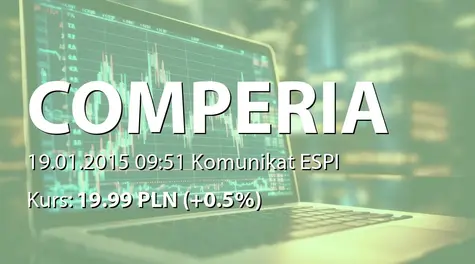 Comperia.pl S.A.: Terminy przekazywania raportów okresowych w 2015 roku (2015-01-19)