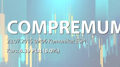 COMPREMUM S.A.: Kandydatura na członka RN (2015-07-23)