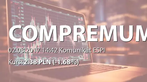 COMPREMUM S.A.: Powołanie Komitetu Audytu przez RN (2017-08-02)