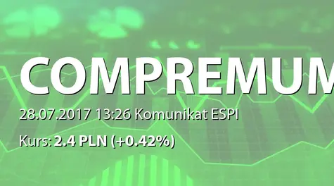 COMPREMUM S.A.: Przedterminowy wykup obligacji serii A (2017-07-28)