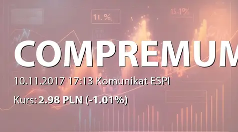 COMPREMUM S.A.: SA-QSr3 2017 (2017-11-10)