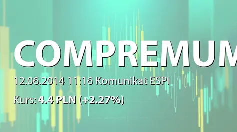 COMPREMUM S.A.: Sprawozdanie RN z działalności w 2013 r. - uzupełnienie raportu nr 19/2014 (2014-06-12)