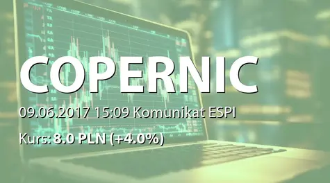 Copernicus Securities S.A. w upadłości: Nabycie akcji przez PAI sp. z o.o. (2017-06-09)