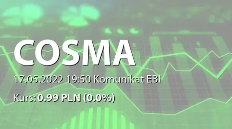 Cosma S.A.: Zmiany w składzie RN (2022-05-17)