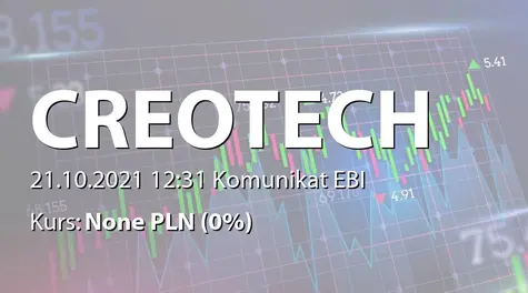 Creotech Instruments S.A.: NWZ - projekty uchwał: zmiany w statucie (2021-10-21)