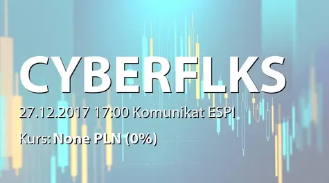 cyber_Folks Spółka  Akcyjna: Korekta raportu ESPI 3/2017 (2017-12-27)