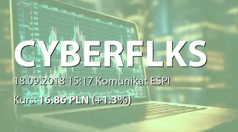 cyber_Folks Spółka  Akcyjna: SA-RS 2017/2018 (2018-09-18)