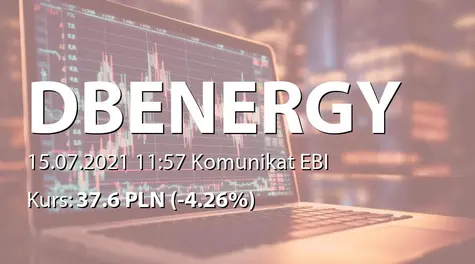 DB Energy S.A.: Terminy publikacji raportów okresowych w roku obrotowym 2021/2022 (2021-07-15)