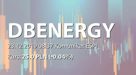 DB Energy S.A.: ZWZ - akcjonariusze powyżej 5% (2019-12-23)