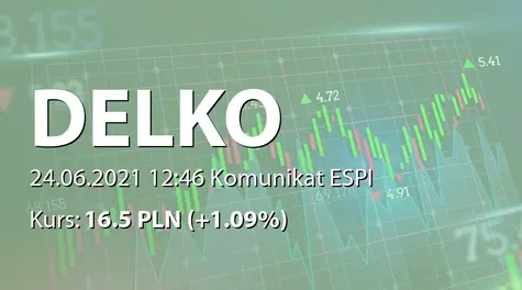 Delko S.A.: ZWZ - akcjonariusze powyżej 5% (2021-06-24)