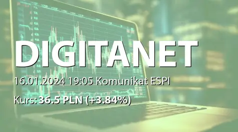 Digital Network S.A.: Rezygnacja członka Zarządu (2024-01-16)