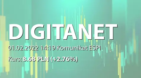 Digital Network S.A.: Sprostowanie podstawy prawnej raportu ESPI 2/2022 (2022-02-01)