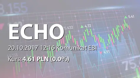 Echo Investment S.A.: Raport dotyczÄcy zakresu stosowania Dobrych Praktyk (2017-10-20)