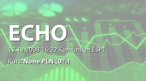 Echo Investment S.A.: Zakup akcji przez PPIM (2008-12-12)