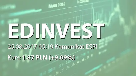 ED invest S.A.: SA-P 2017 (2017-08-25)