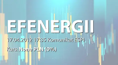 Europejski Fundusz Energii S.A.: Informacja dot. sprzedaży akcji przez Radosława Ziętka  (2012-04-17)