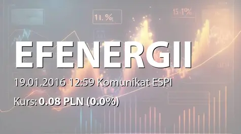 Europejski Fundusz Energii S.A.: NWZ - lista akcjonariuszy (2016-01-19)