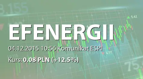 Europejski Fundusz Energii S.A.: NWZ - projekty uchwał: zmiany na wniosek akcjonariusza (2015-12-04)