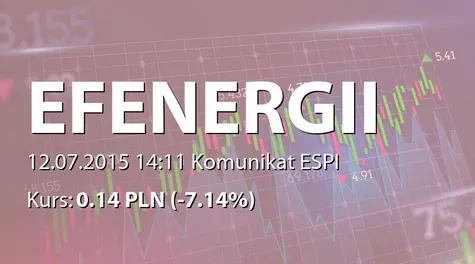 Europejski Fundusz Energii S.A.: NWZ - projekty uchwał: zmiany w statucie, emisja akcji serii G, H, I, J i K (2015-07-12)