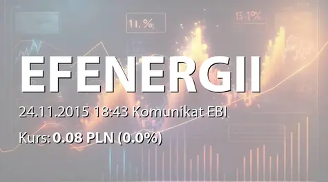 Europejski Fundusz Energii S.A.: Zakończenie prac nad nowym produktem spółki Govena Lighting sp. z o.o. (2015-11-24)