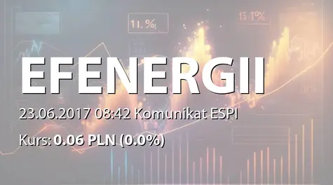 Europejski Fundusz Energii S.A.: Zmiana stanu posiadania akcji przez Trofix Holdings Ltd. - korekta (2017-06-23)