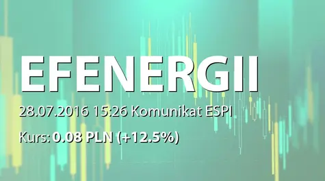 Europejski Fundusz Energii S.A.: ZWZ - wykaz akcjonariuszy (2016-07-28)