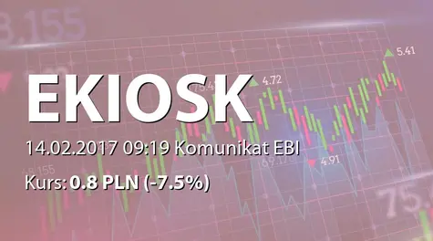 e-Kiosk S.A.: SA-Q4 2016 (2017-02-14)