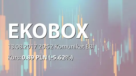 Ekobox S.A.: SA-PSr 2017 (2017-08-13)