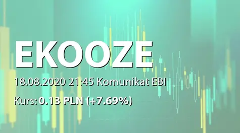 EKO-OZE S.A.: NWZ - ogłoszenie i projekty uchwał: emisja akcji serii M i N, zmiany w RN (2020-08-18)