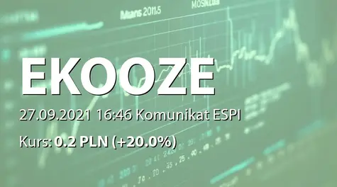 EKO-OZE S.A.: NWZ - projekty uchwał: emisja akcji serii O (PP) i akcji serii P, zmiana nazwy, zmiany w statucie (2021-09-27)